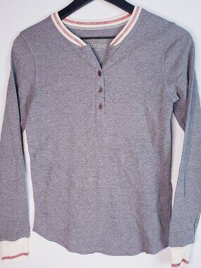 warm essentials by cuddl duds gray thermal top size S women's Pajama